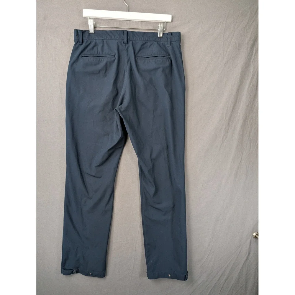 Banana Republic Mens Core Temp Slim Fit Chino Pants‎ Navy Blue 33x32